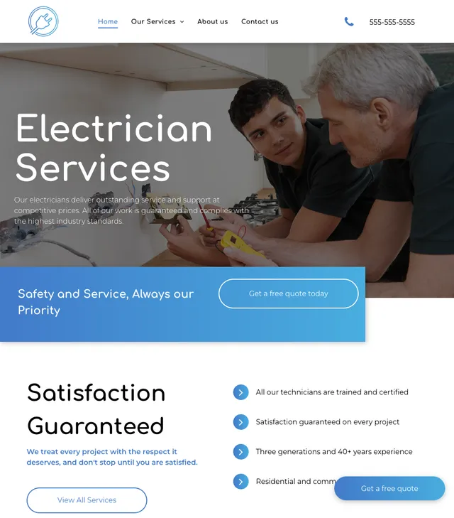 Electrical Services Website